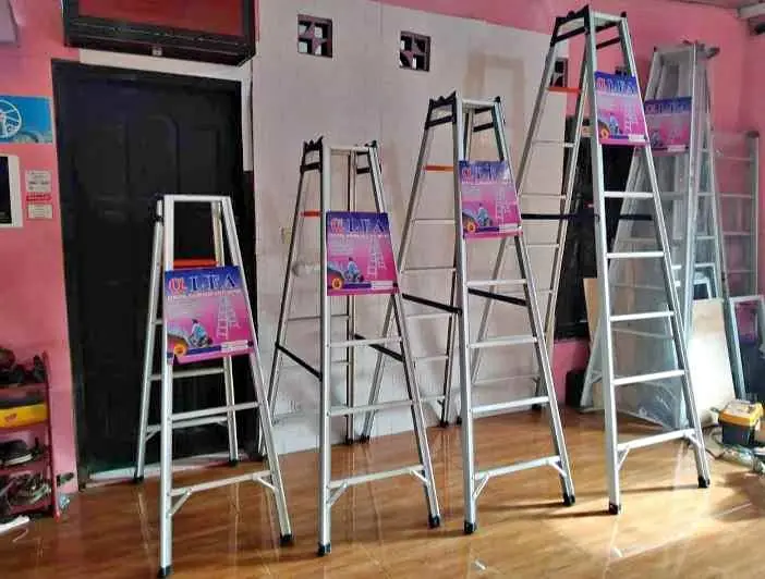 Tangga Aluminium Lipat 2 Meter