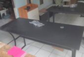 Meja Komputer Gaming Motif Carbon