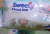 Diapers Sweety Cloud Soft Silver Pants ukuran S (4-8 kg)