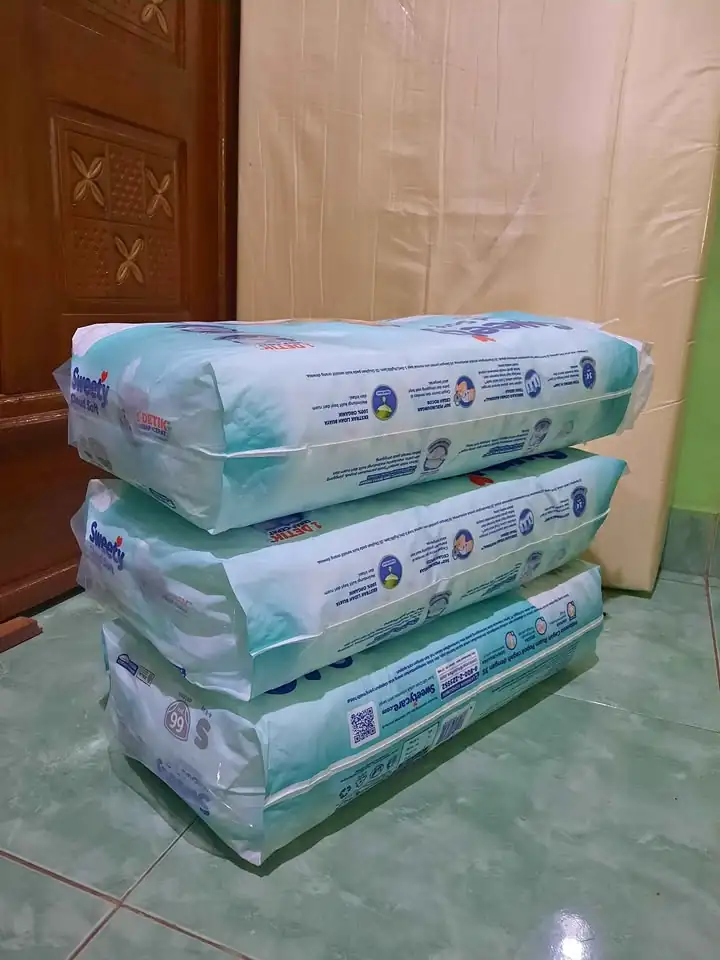 Diapers Sweety Cloud Soft Silver Pants ukuran S (4-8 kg)