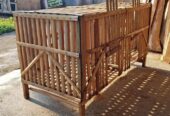 Kandang ayam bambu uk 100cm x 50cm