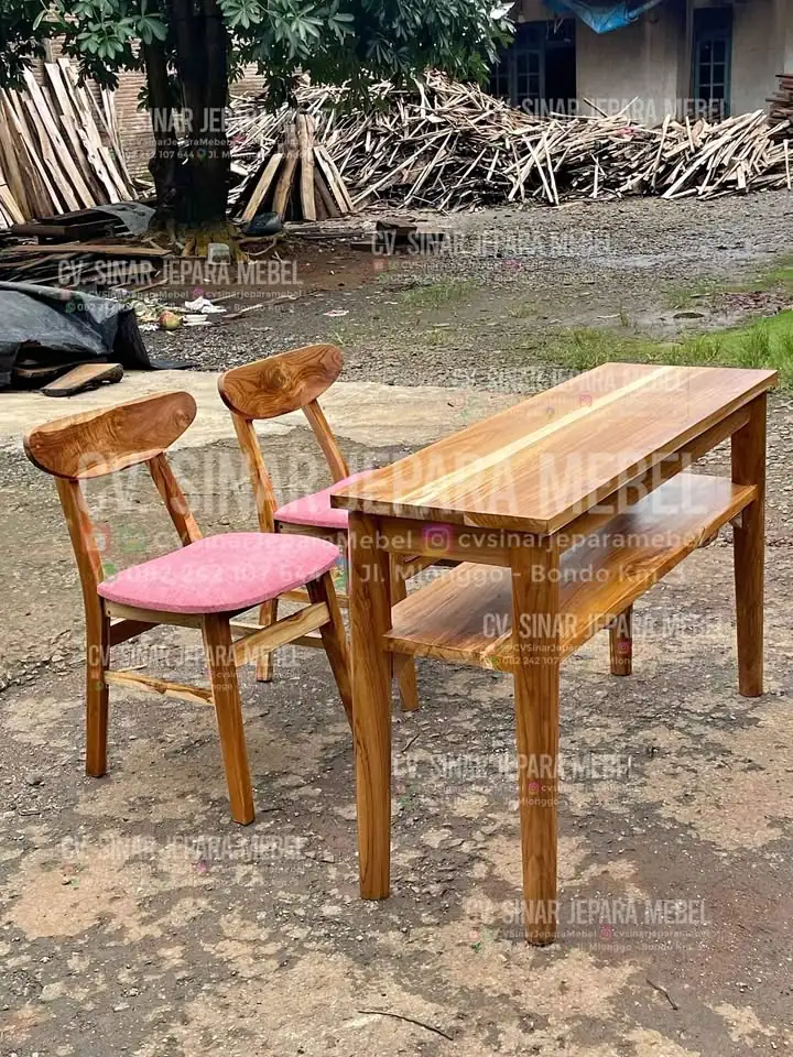 MEJA KONSOL JATI / MEJA KANTOR / MEJA KERJA MINIMALIS