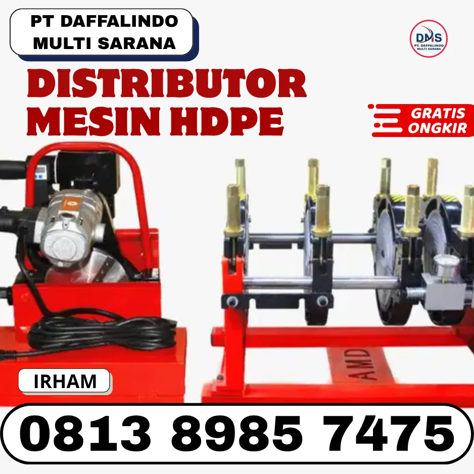 Supplier Mesin Hdpe 200mm SHD Hydraulic | Mesin Ready Siap Pakai