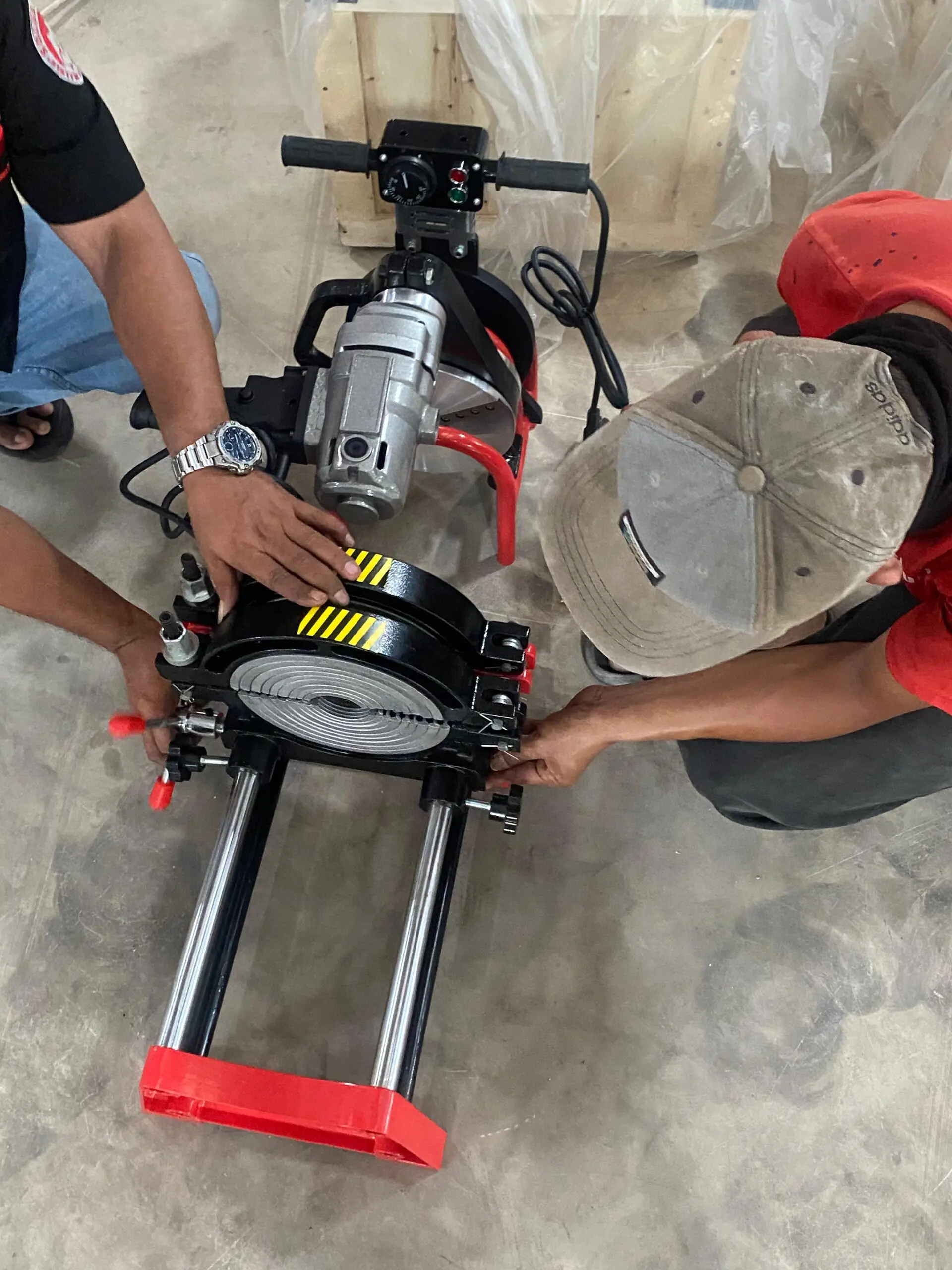 Spesialies Mesin Joint Pipa Hdpe 200 Y 2 Clamp SHDS Manual