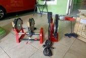 Jual alat mesin penyambung pipa hdpe uk 200mm 2 clamp series Y