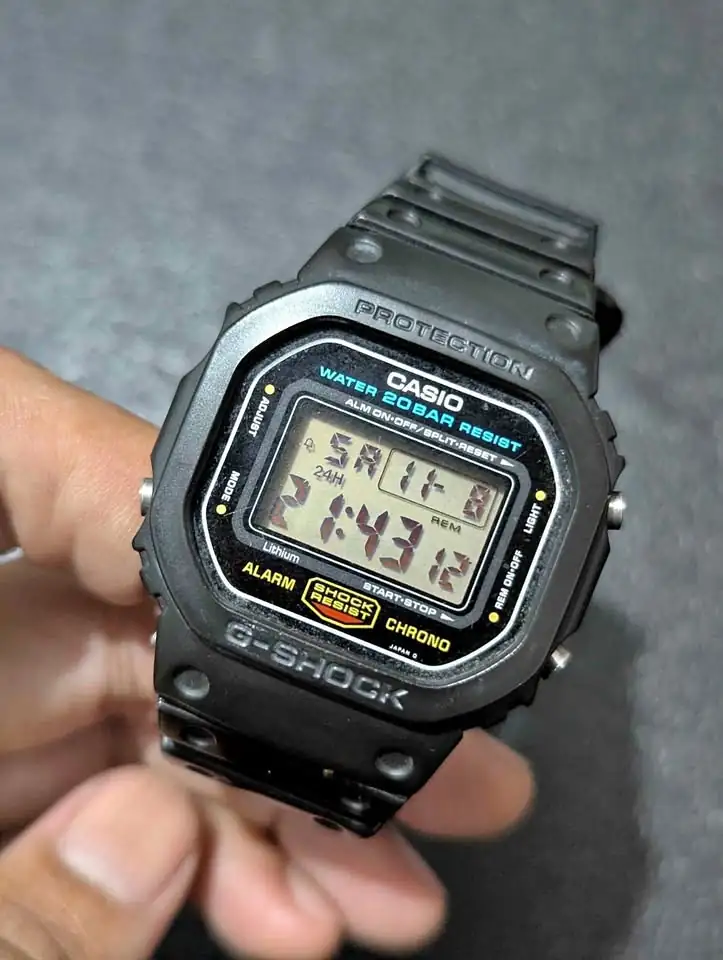 Jam Tangan Vintage 1991 kode 901 Casio G Shock DW5600-C Speed