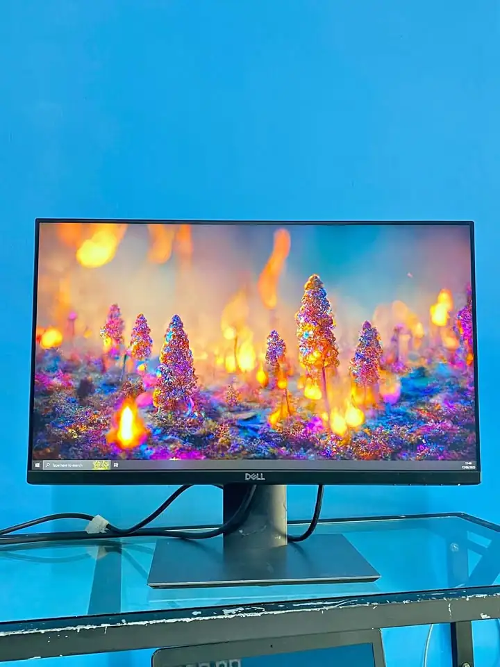 Monitor LED 23 inch dell Framless Hdmi bisa potrait