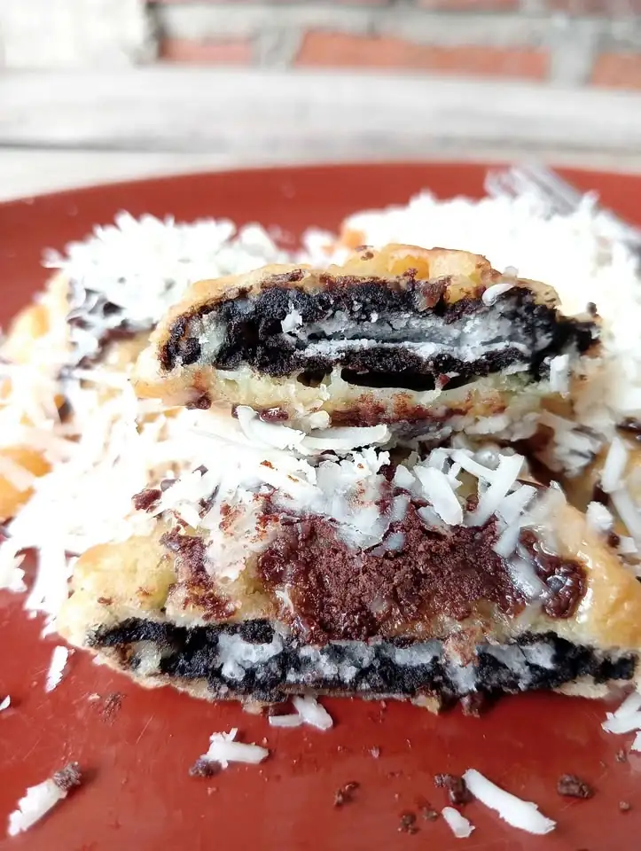 Oreo goreng harga perporsi 10k