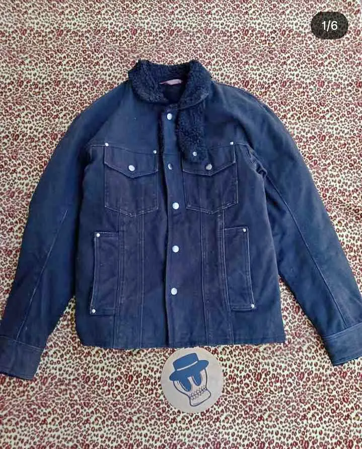 Sherpa kanvas jaket size M slimfit