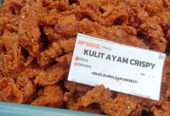 Kulit Ayam Crispy Pedas Daun jeruk