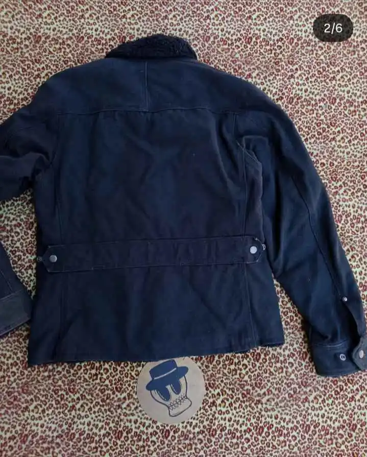 Sherpa kanvas jaket size M slimfit