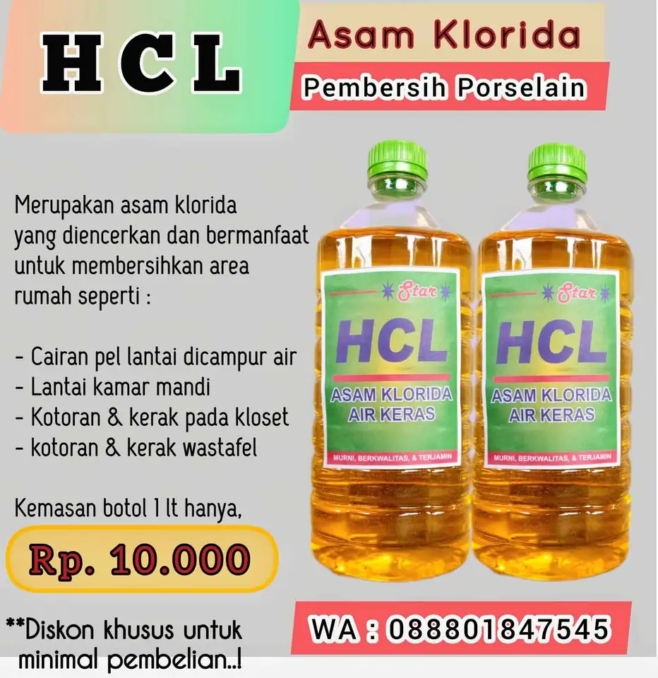 HCL Pembersih Porselen Ampuh