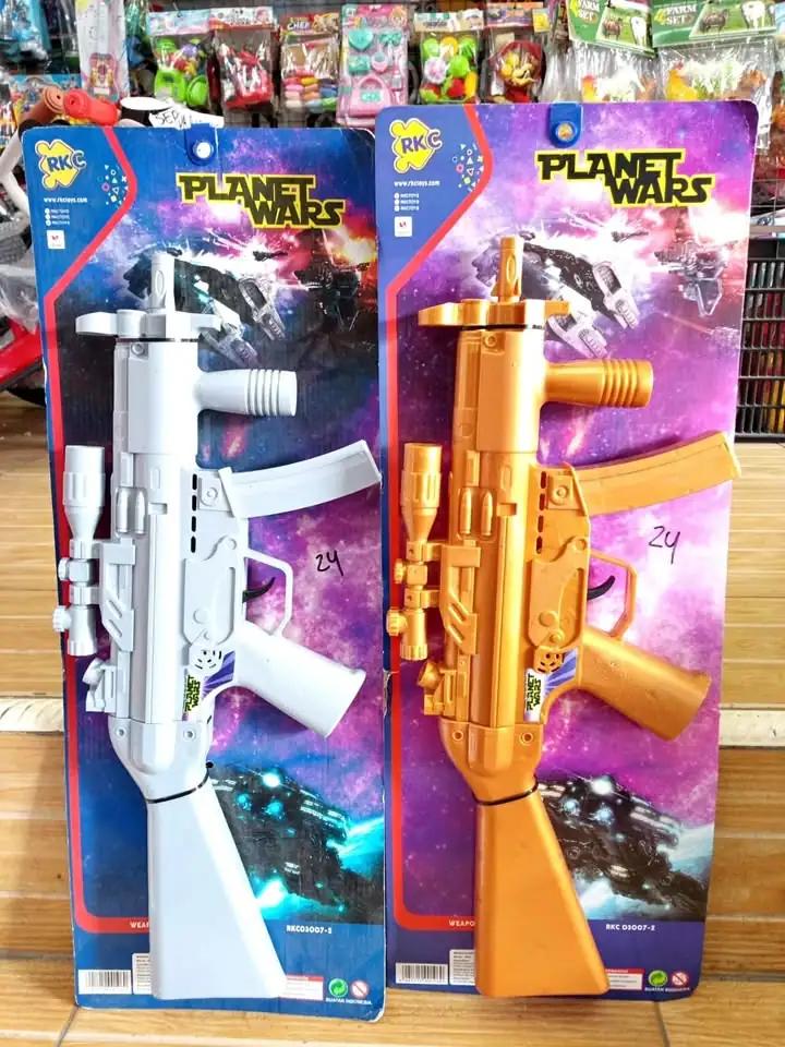 Mainan anak pistol tek besar