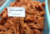 Kulit Ayam Crispy Pedas Daun jeruk
