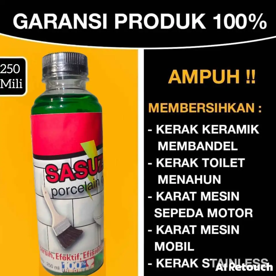 Pembersih Kerak Keramik Lantai Toilet Membandel Super Ampuh