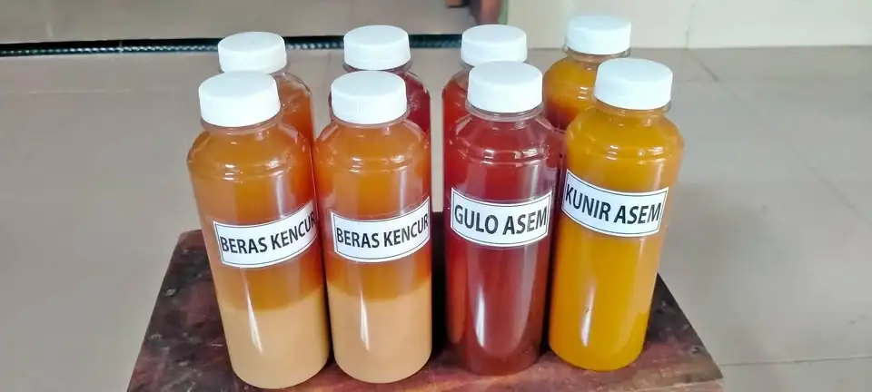 Jamu tradisional home made dijamin halal