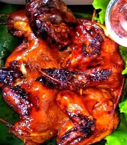 Ingkung ungkep ayam areh, goreng dan bakar