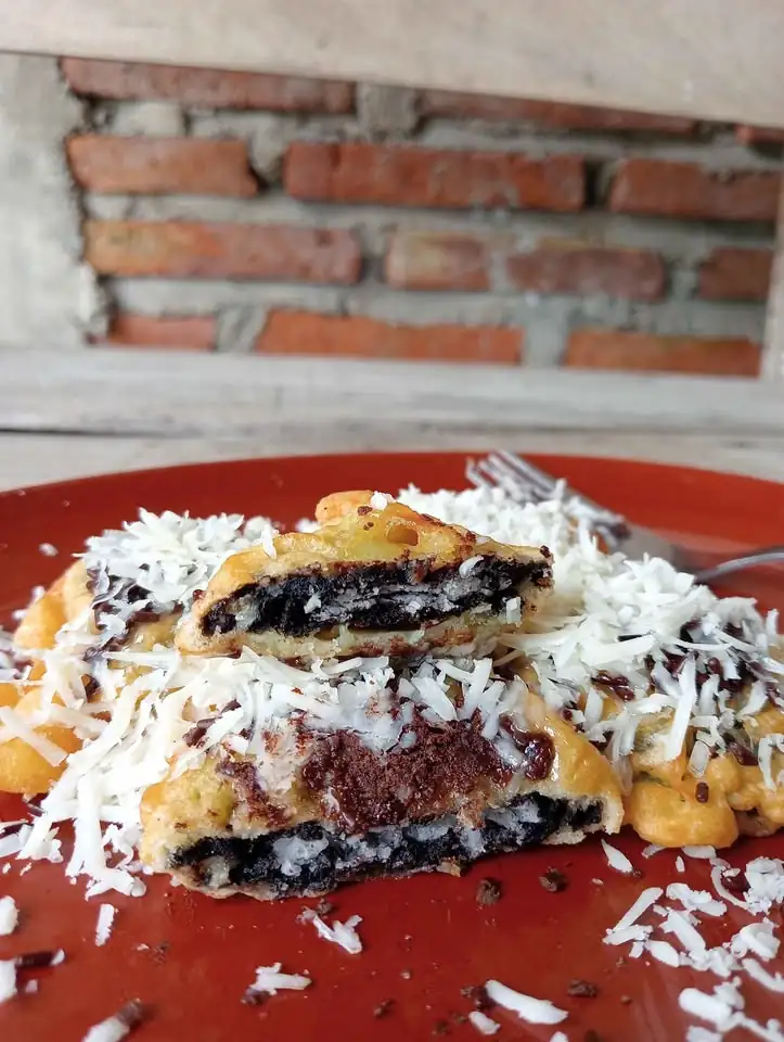 Oreo goreng harga perporsi 10k