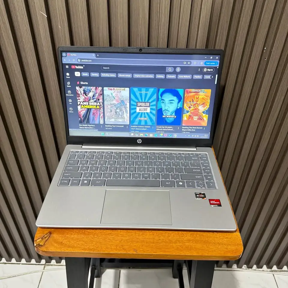 Laptop hp 14 | ryzen 3 ram 8gb ssd 512gb garansi panjang
