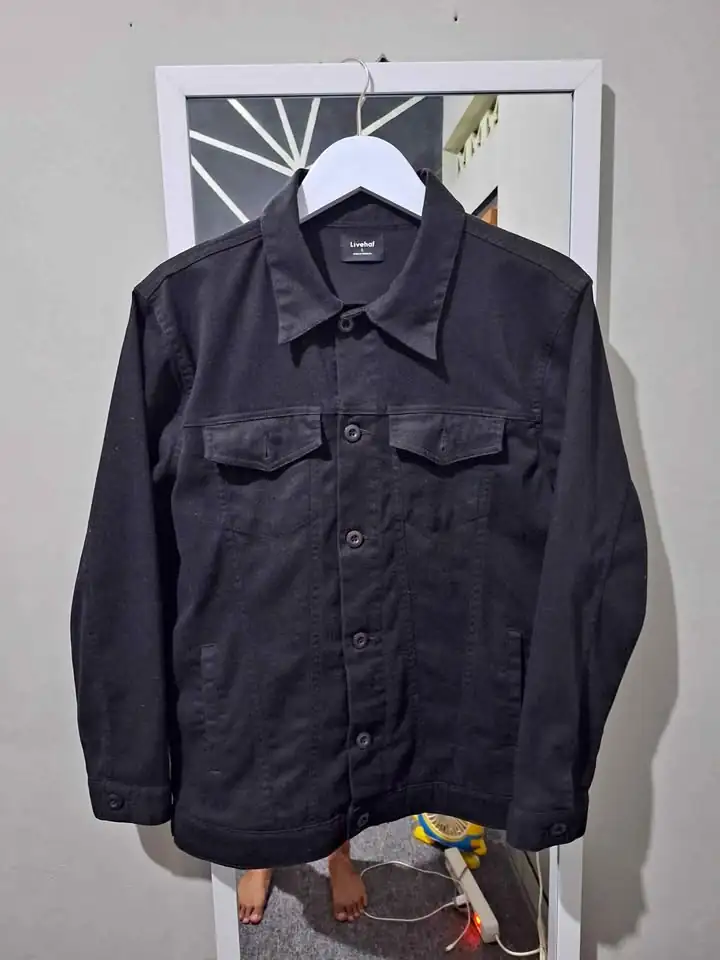 Jaket Jeans Livehaf Size L/XL Bisa Pake