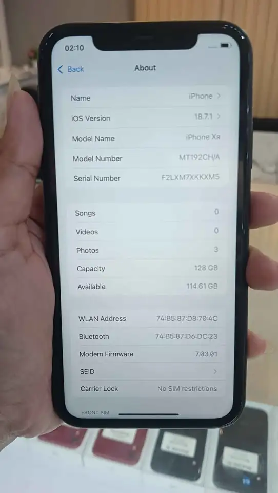 IPHONE XR 128GB, SECOND INTER, FULLSET, BH 86%
