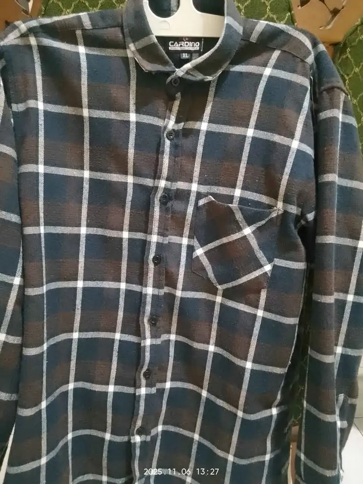 Jaket size xl flanel ukur xl merk cardino