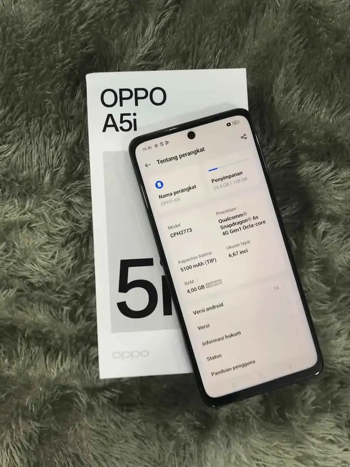 Ready stok OPPO A5i 8/128