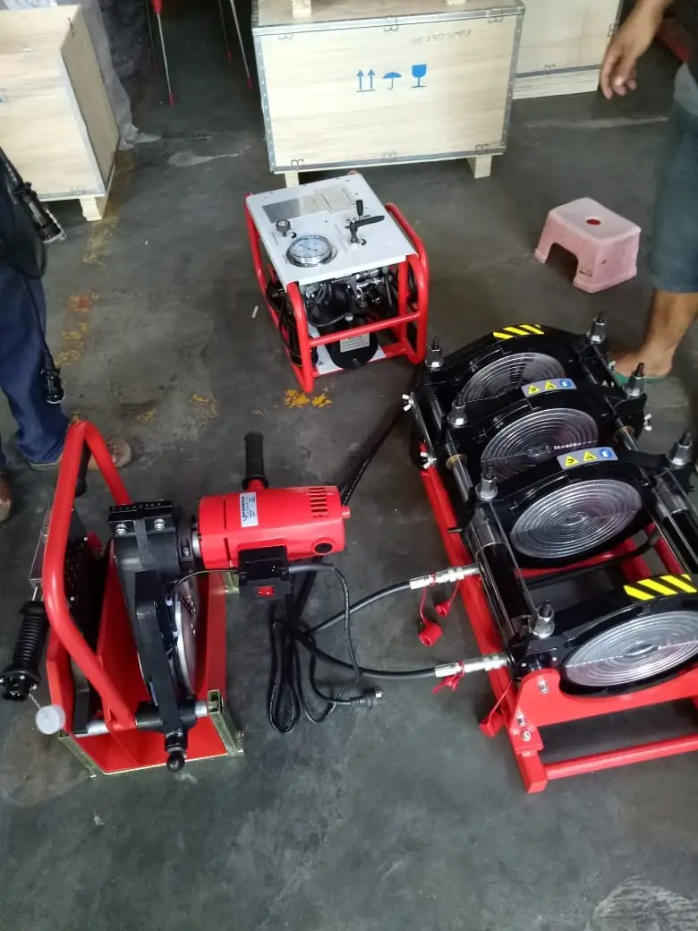 Mesin Pipa Hdpe 160mm Hydraulic SHD | Alat Penyambung Pipa Hdpe