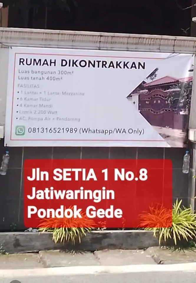 6 KT 4 KM Rumah Semi Furnished + Mezzanine