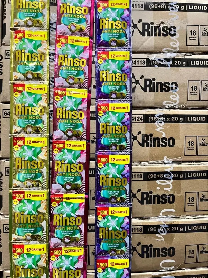 1 Dus Rinso cair 500 1 karton isi 8 renteng