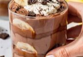 Banana milk chocolate creamy