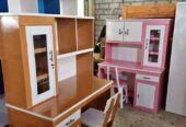 Meja belajar anak-anak kayu Albasia