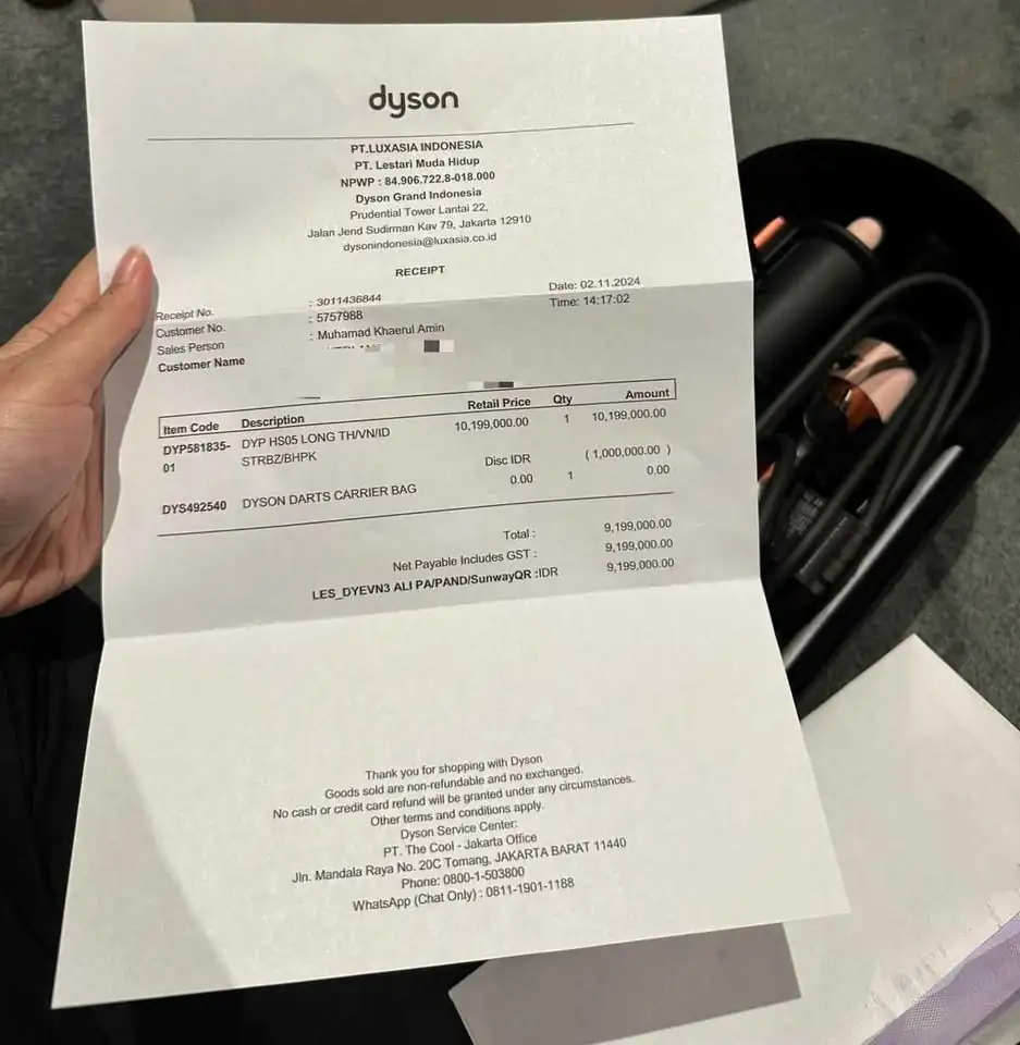 DYSON DYP HS05 LONG TH/VN/ID