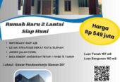 RUMAH BARU SIAP HUNI 2 LANTAI