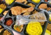 Nasi kuning bento/ nasi bento chicken