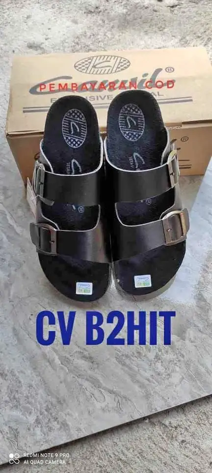 PROMO🔥🔥 SANDAL KULIT PRIA💯%ASLI SANDAL CARVIL BAHAN FULL KULIT