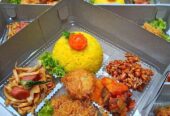Nasi kuning box / nasi goreng box