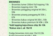 DIJUAL KUE Brownies & bolu