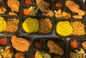 Nasi kuning bento/ nasi bento chicken