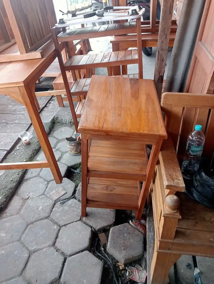 Meja kayu serbaguna Free ongkir area Semarang