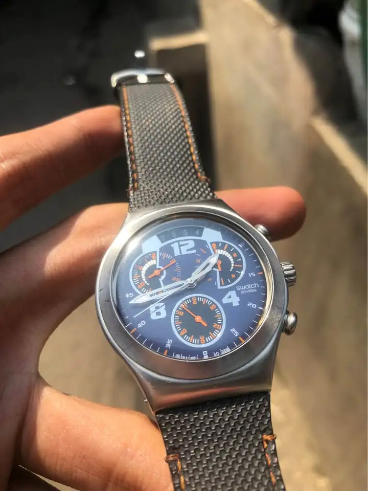Swatch irony chrono original tanpa box