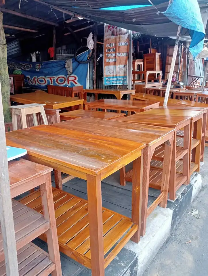 Meja kayu serbaguna Free ongkir area Semarang