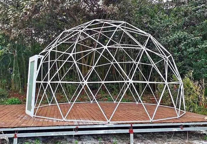 Glamping tent aluminium / besi