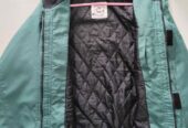 Jaket tebal dua layer buat motoran atau ke gunung, warna ijo tosca