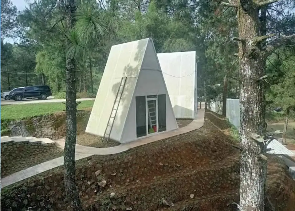 Glamping tent aluminium / besi