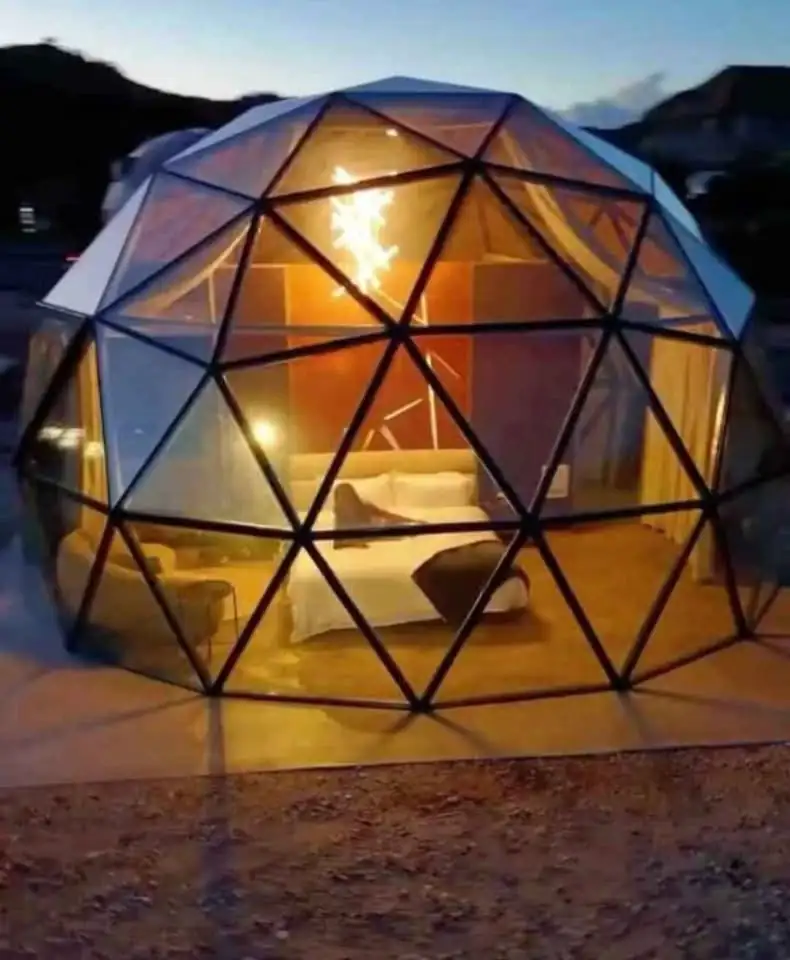 Glamping tent aluminium / besi