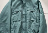 Jaket tebal dua layer buat motoran atau ke gunung, warna ijo tosca