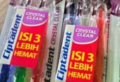 Sikat gigi ciptadent crystal clean isi 3