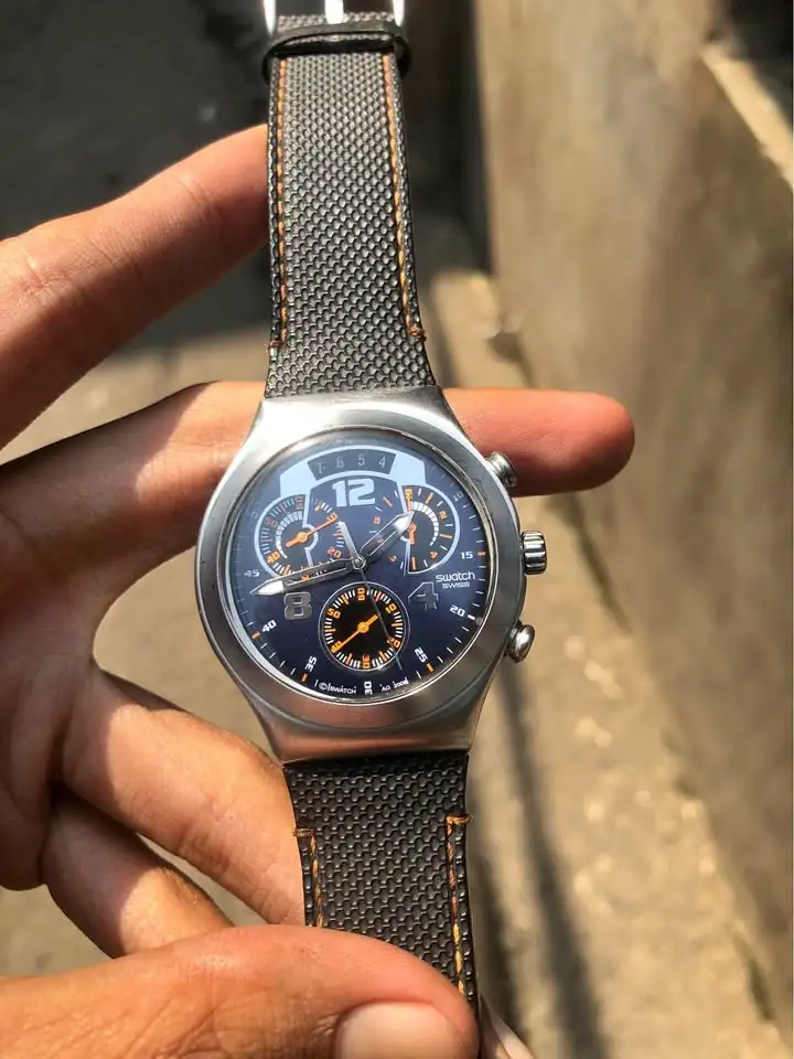 Swatch irony chrono original tanpa box