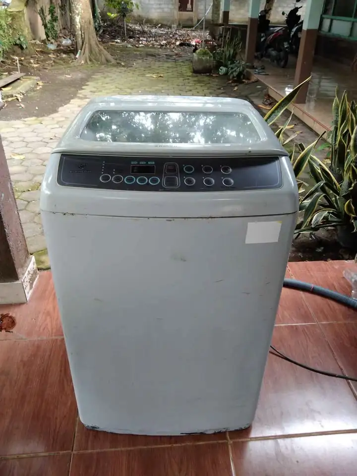 Mesin cuci otomatis pintu atas dijual cepat hari ini